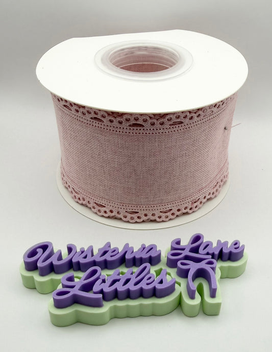 Lt Pink Scalloped Edge Lace